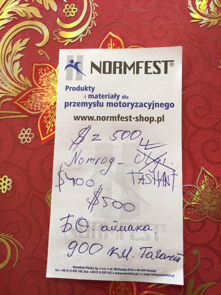 Kontrakt na przewóz